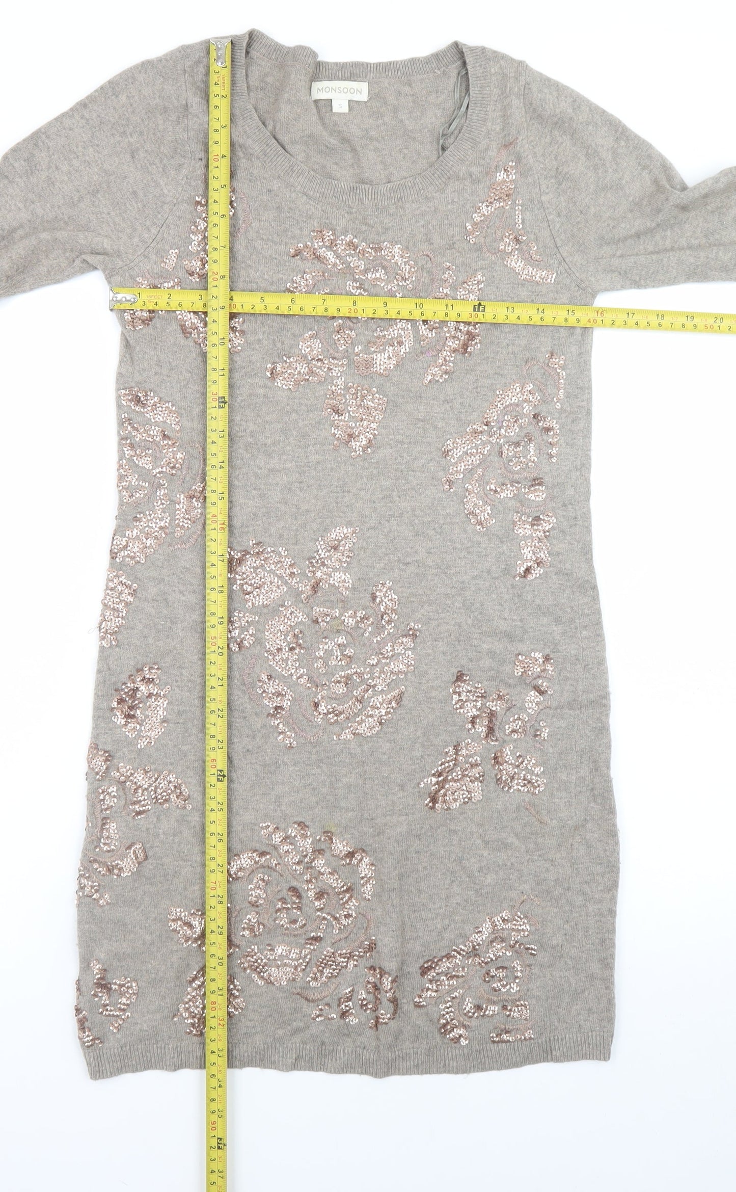 Womens UK Size S Monsoon Jumper Dress