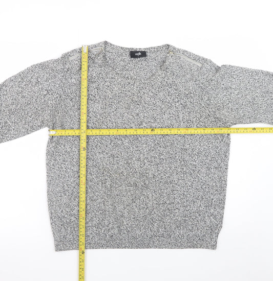Womens UK Size M Wallis Grey Pullover Jumper