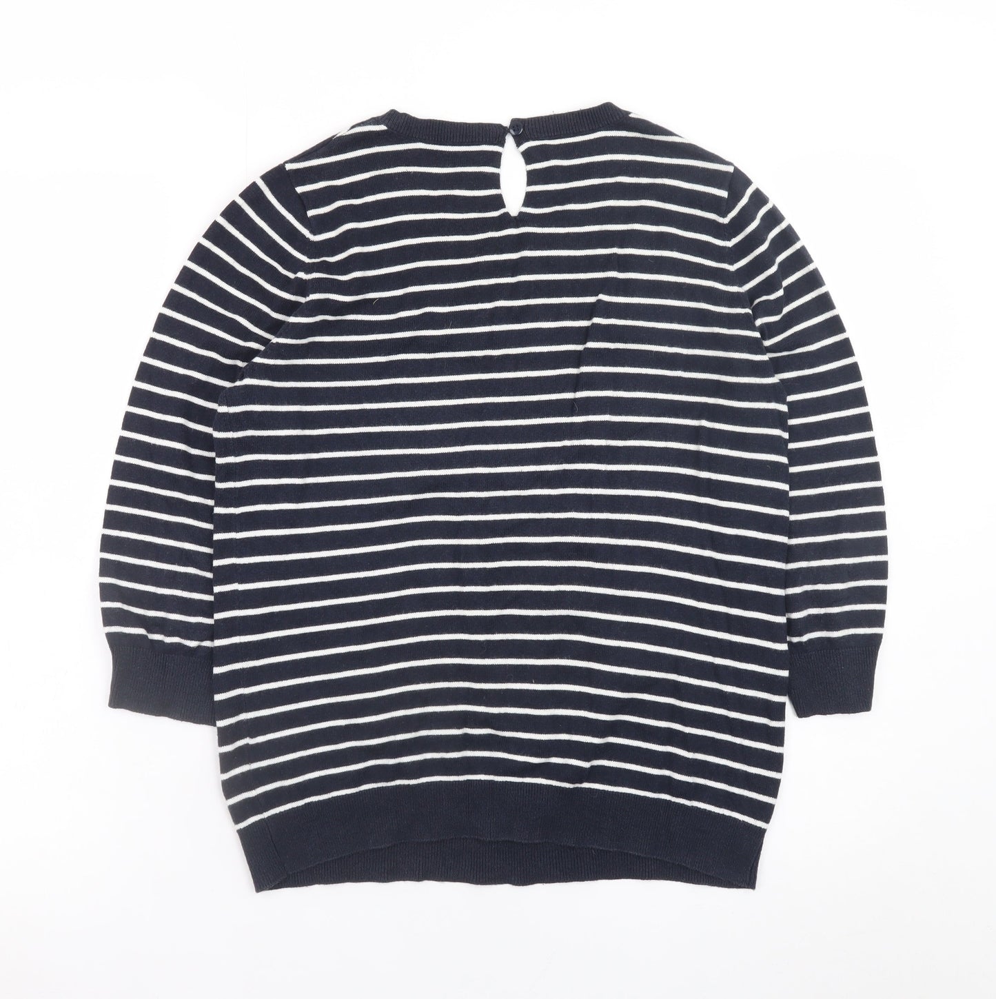Womens UK Size M Oasis Blue Pullover Jumper