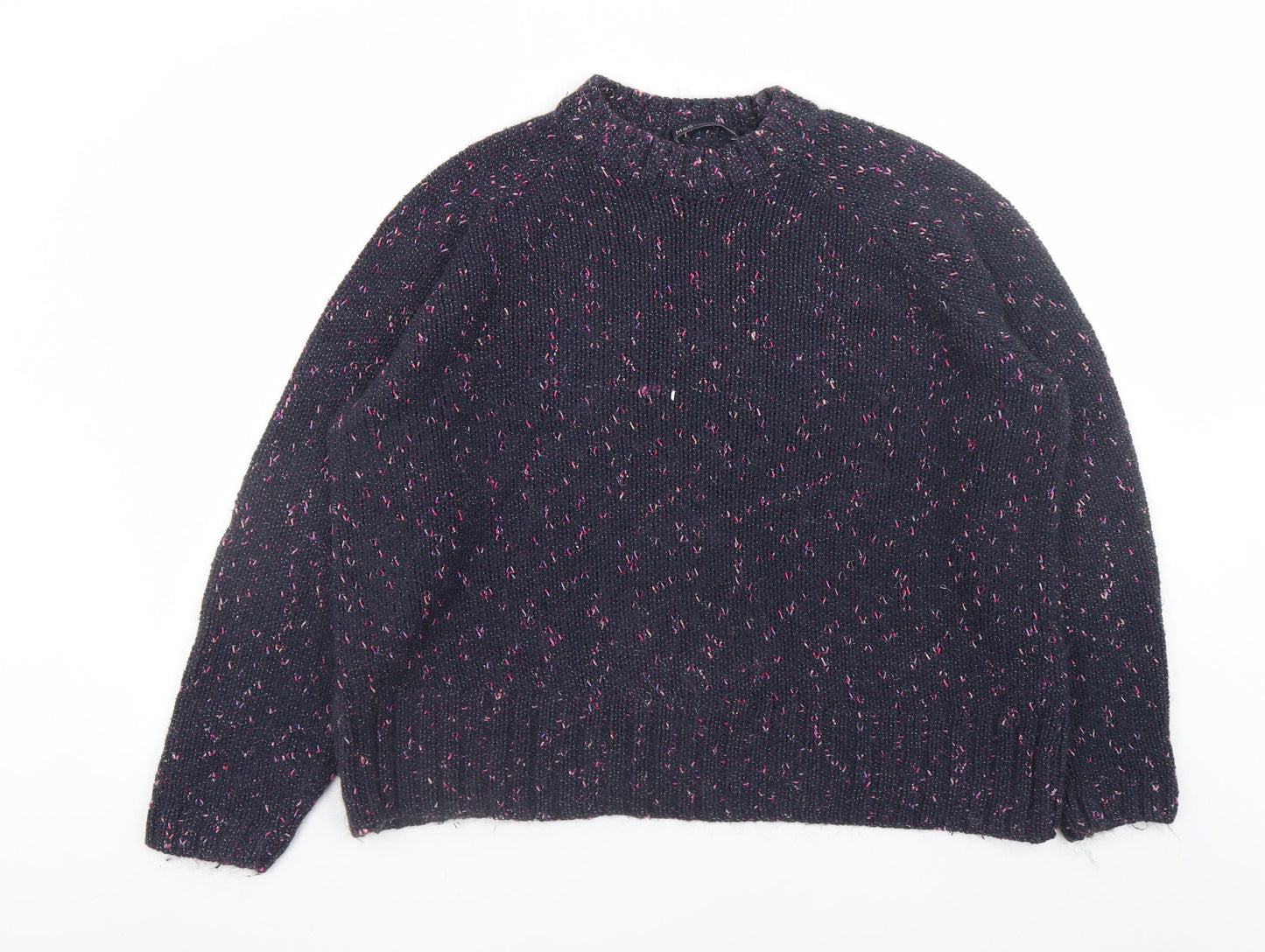 Womens UK Size 18 Marks and Spencer Black Pullover Jumper
