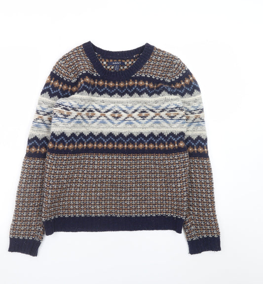 Mens UK Size S GANT Multicoloured Pullover Jumper