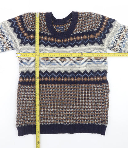 Mens UK Size S GANT Multicoloured Pullover Jumper