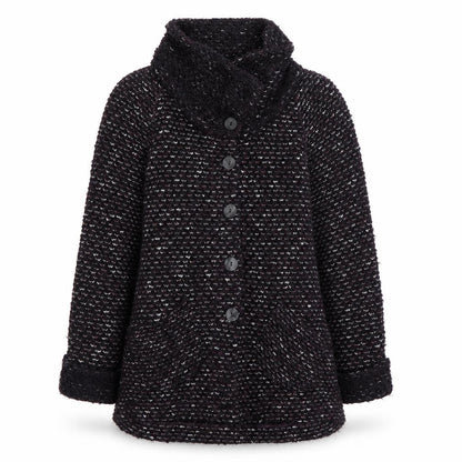 Womens UK Size S Sahara Black Cardigan Jumper