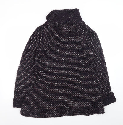 Womens UK Size S Sahara Black Cardigan Jumper
