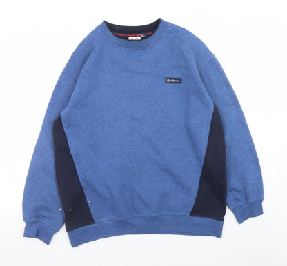 Mens UK Size M ellesse Blue Pullover Sweatshirt
