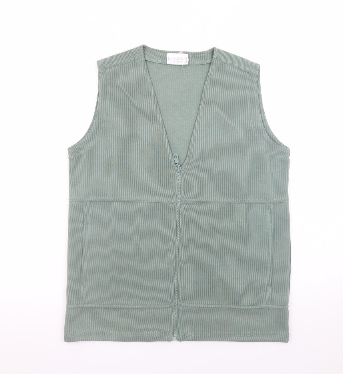 Womens UK Size S Cotswold Collections Green Basic Tank