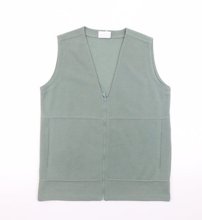Womens UK Size S Cotswold Collections Green Basic Tank