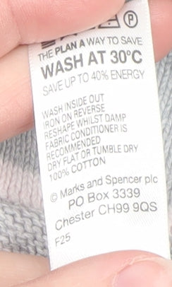 Womens UK Size 12 Marks and Spencer Grey Pullover Jumper