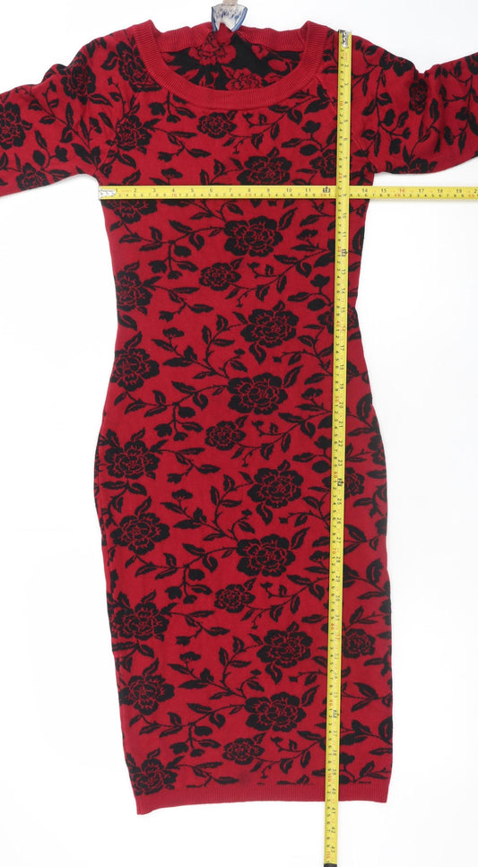 Womens UK Size 14 Collectif Vintage Bodycon Dress