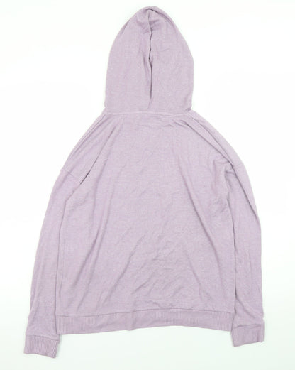 Womens UK Size 8 Marks and Spencer Purple Pullover Hoodie