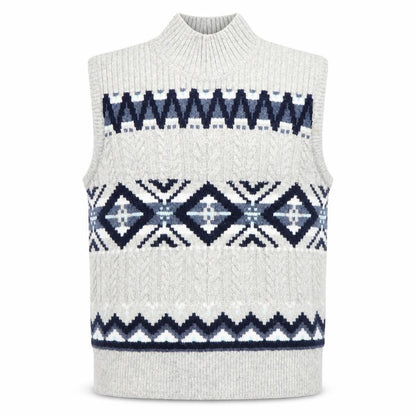 Mens UK Size M Marks and Spencer Grey Vest Jumper