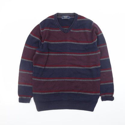 Mens UK Size S Maine New England Blue Pullover Jumper