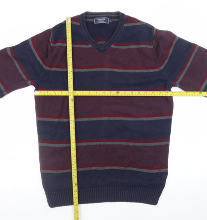 Mens UK Size S Maine New England Blue Pullover Jumper