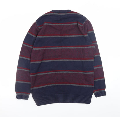 Mens UK Size S Maine New England Blue Pullover Jumper