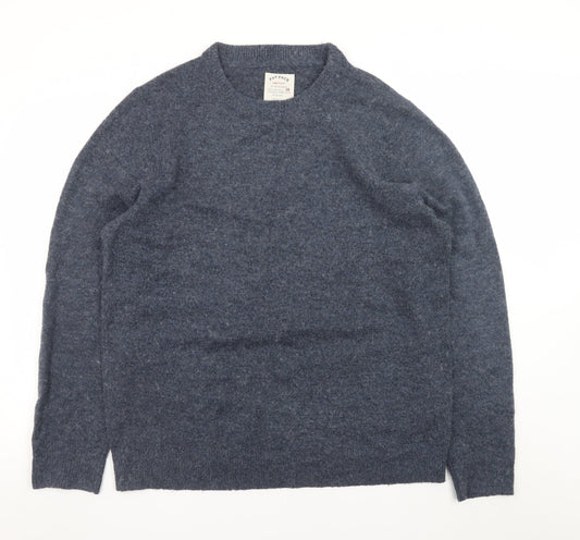 Mens UK Size L Fat Face Blue Pullover Jumper