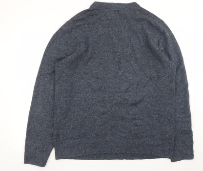 Mens UK Size L Fat Face Blue Pullover Jumper