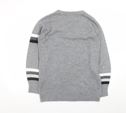 Womens UK Size S NEXT Grey Pullover Jumper