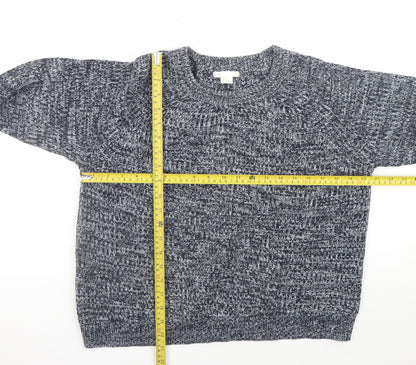 Womens UK Size 12 H&M Grey Pullover Jumper