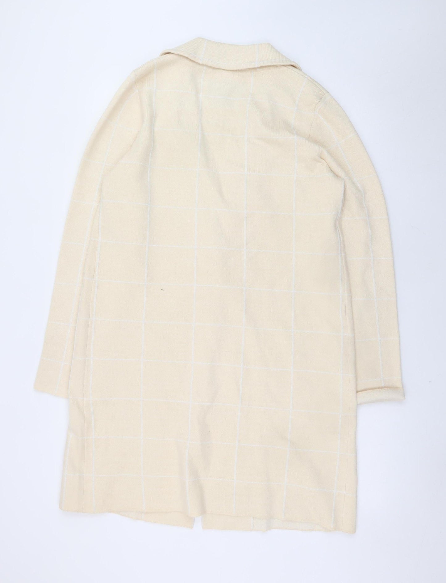Womens UK Size M Centigrade Beige Overcoat