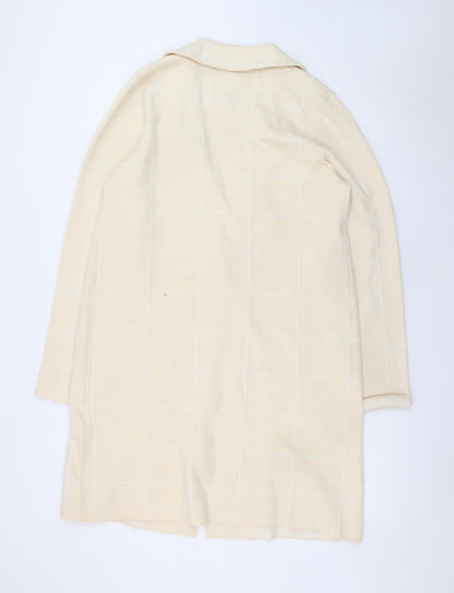 Womens UK Size M Centigrade Beige Overcoat