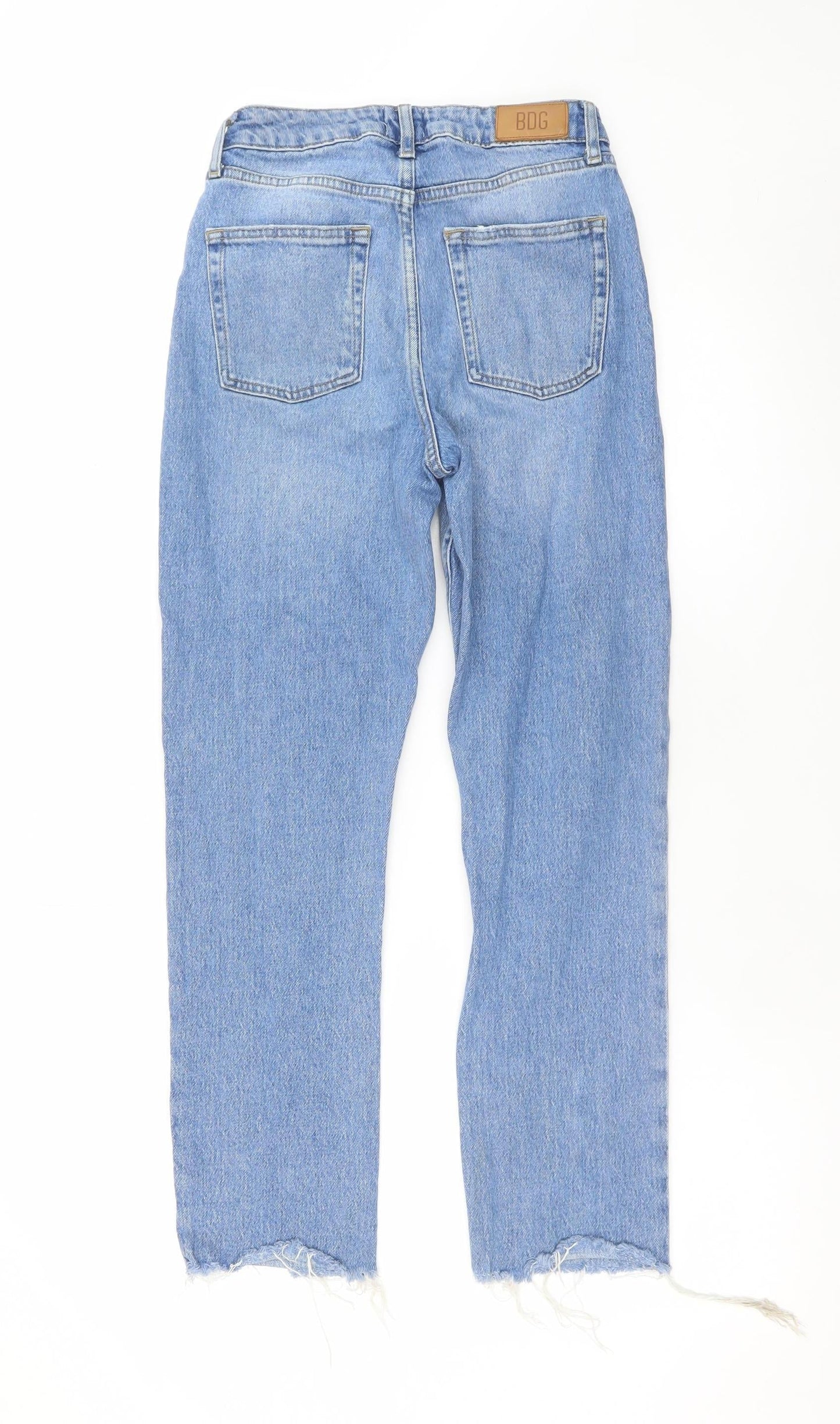 Womens UK Size 8 BDG Urban Outfitters Regular Fit Straight Blue Jeans