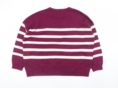 Womens UK Size XL NEXT Purple Pullover Jumper