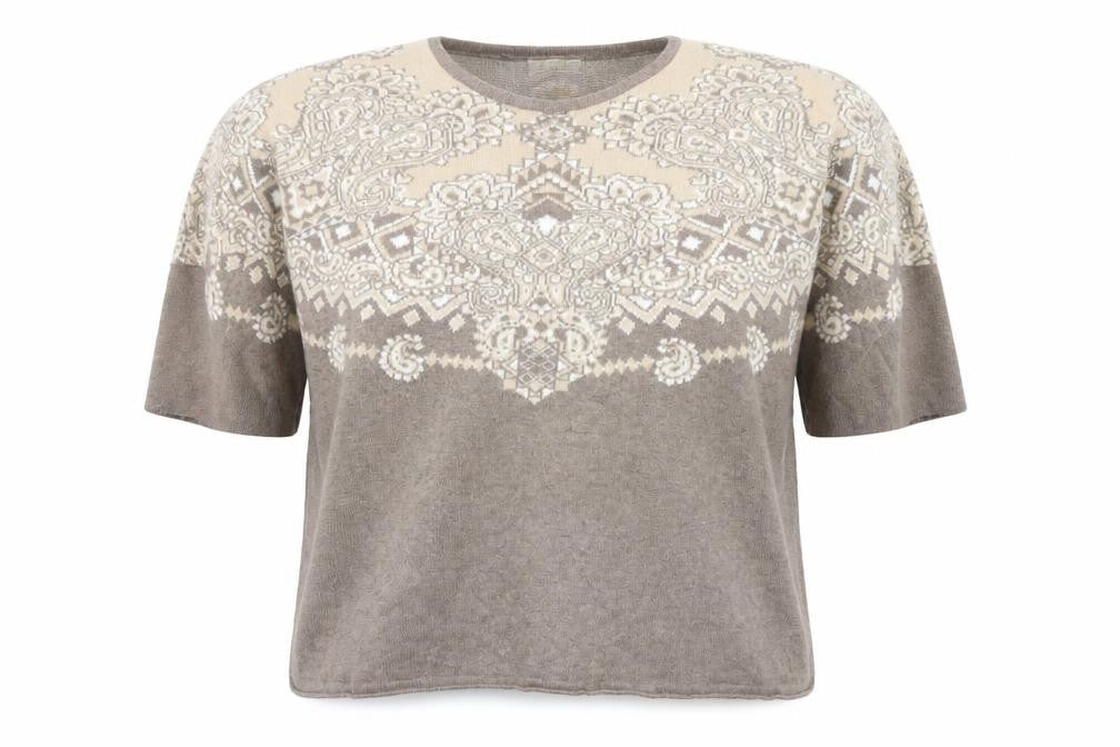 Womens UK Size L Spiritio di Artigiano Beige Pullover Jumper