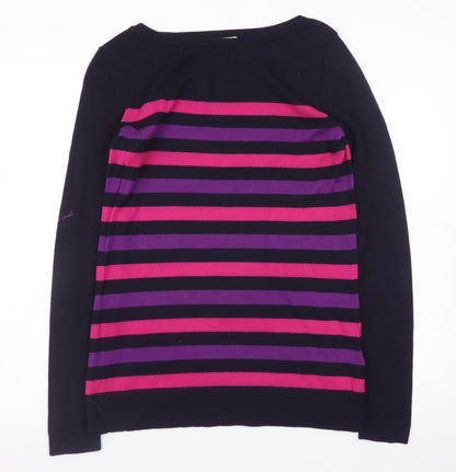 Womens UK Size S Hobbs Multicoloured Pullover Jumper