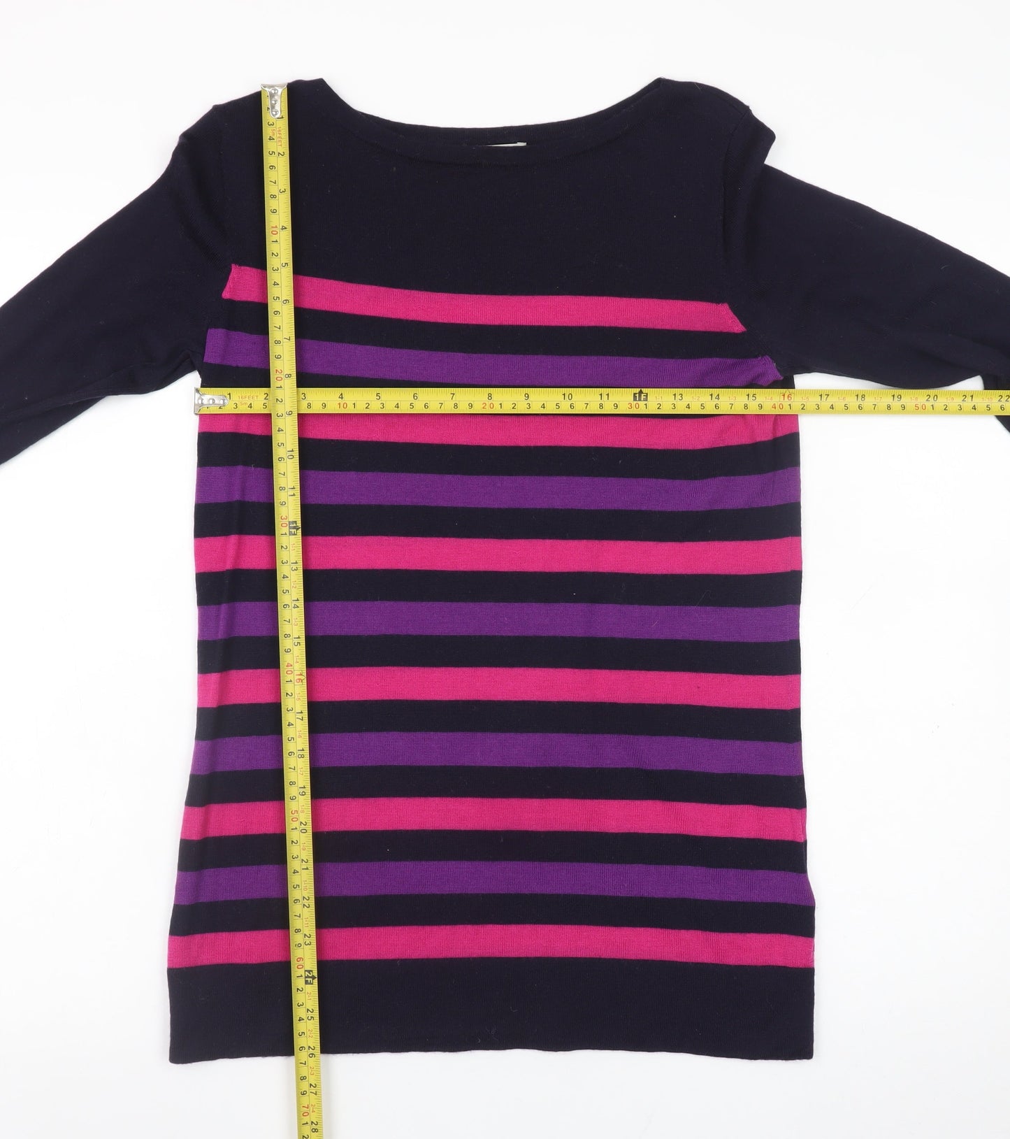 Womens UK Size S Hobbs Multicoloured Pullover Jumper