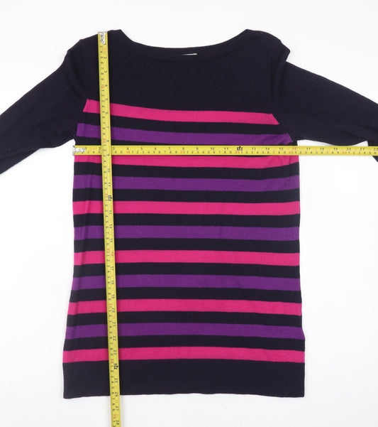 Womens UK Size S Hobbs Multicoloured Pullover Jumper