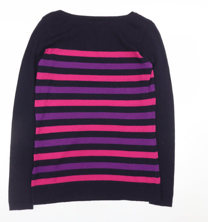 Womens UK Size S Hobbs Multicoloured Pullover Jumper