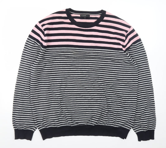 Mens UK Size XL Marks and Spencer Pink Pullover Jumper