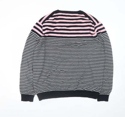 Mens UK Size XL Marks and Spencer Pink Pullover Jumper
