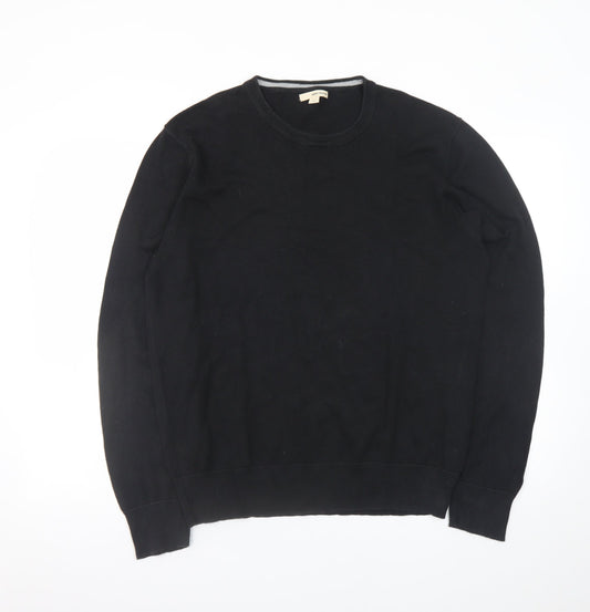 Mens UK Size XL DKNY Jeans Black Pullover Jumper
