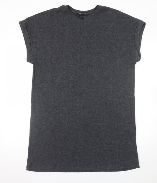 Womens UK Size S Zara T-Shirt Dress