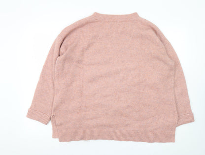 Womens UK Size L Monsoon Pink Pullover Jumper