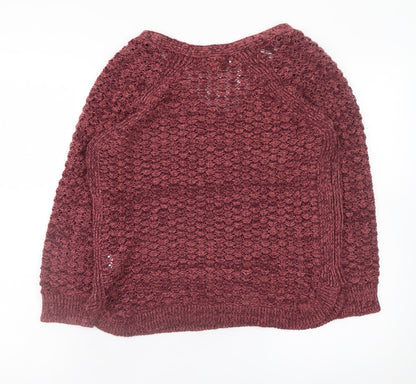 Womens UK Size 14 NEXT Red Pullover Jumper