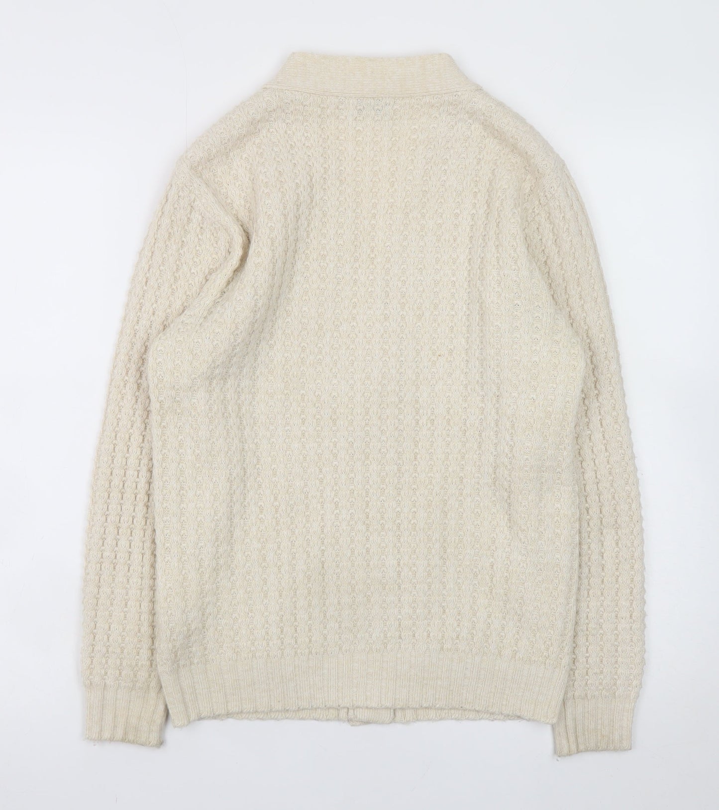 Womens UK Size S Damart Beige Cardigan Jumper