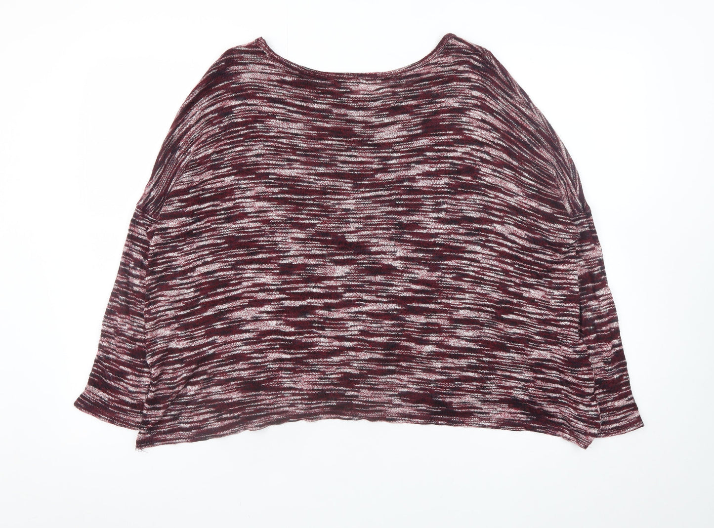Womens UK Size S Staring at Stars Red Pullover Jumper