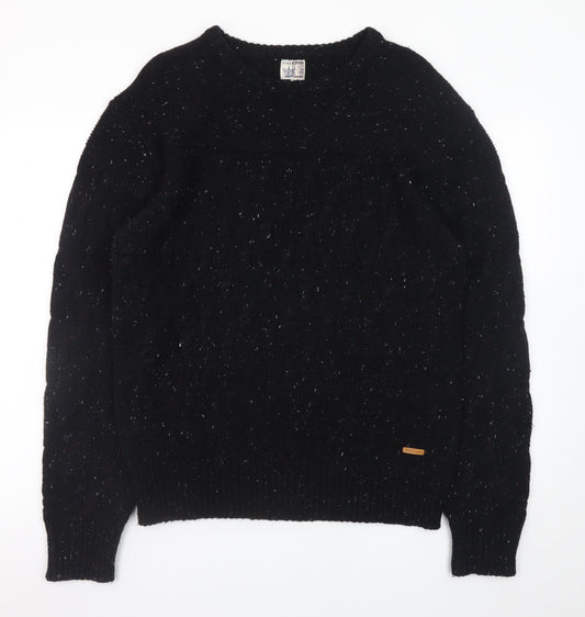 Mens UK Size XL Firetrap Black Pullover Jumper