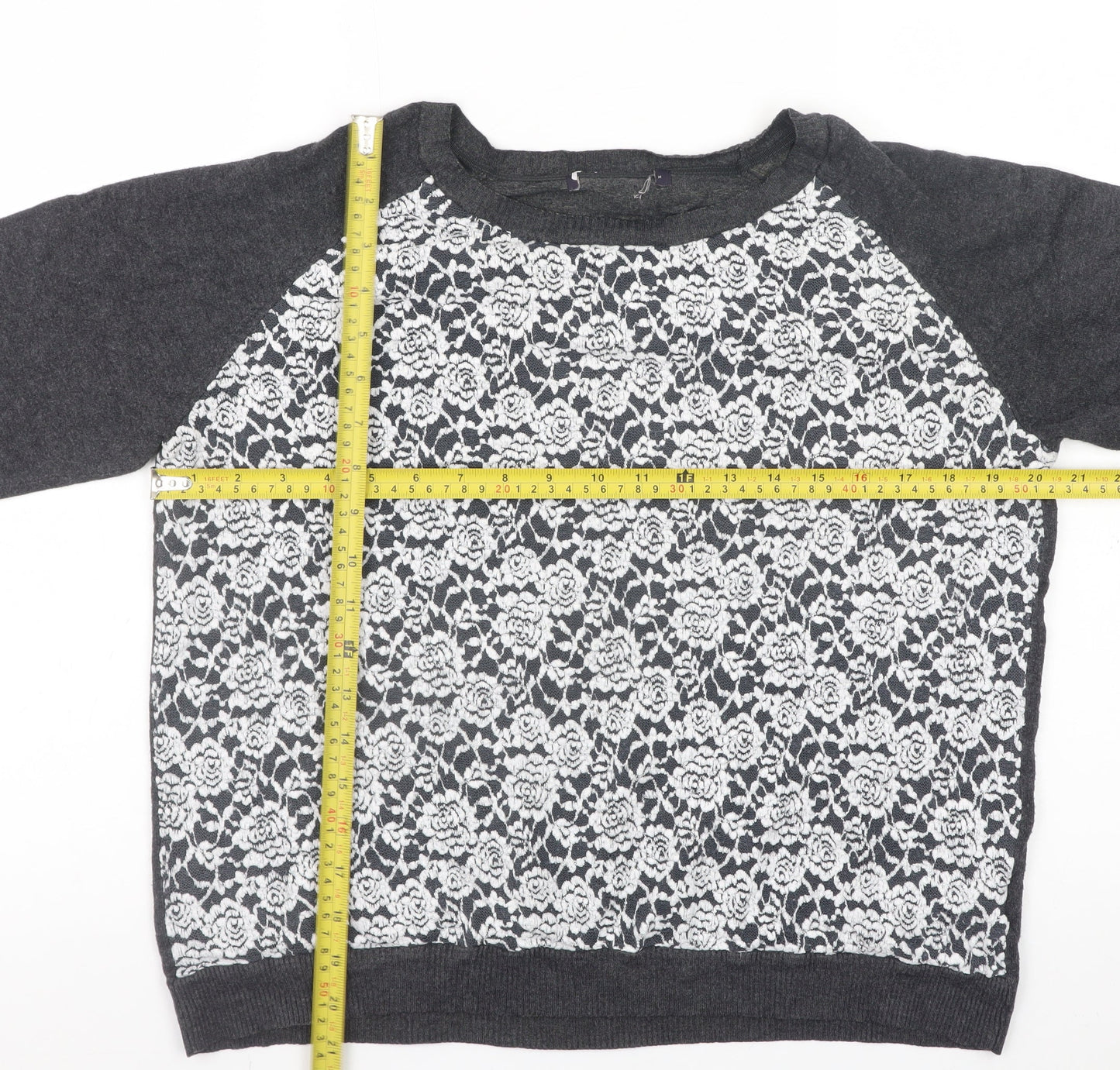 Womens UK Size 16 Marks and Spencer Grey Pullover Jumper