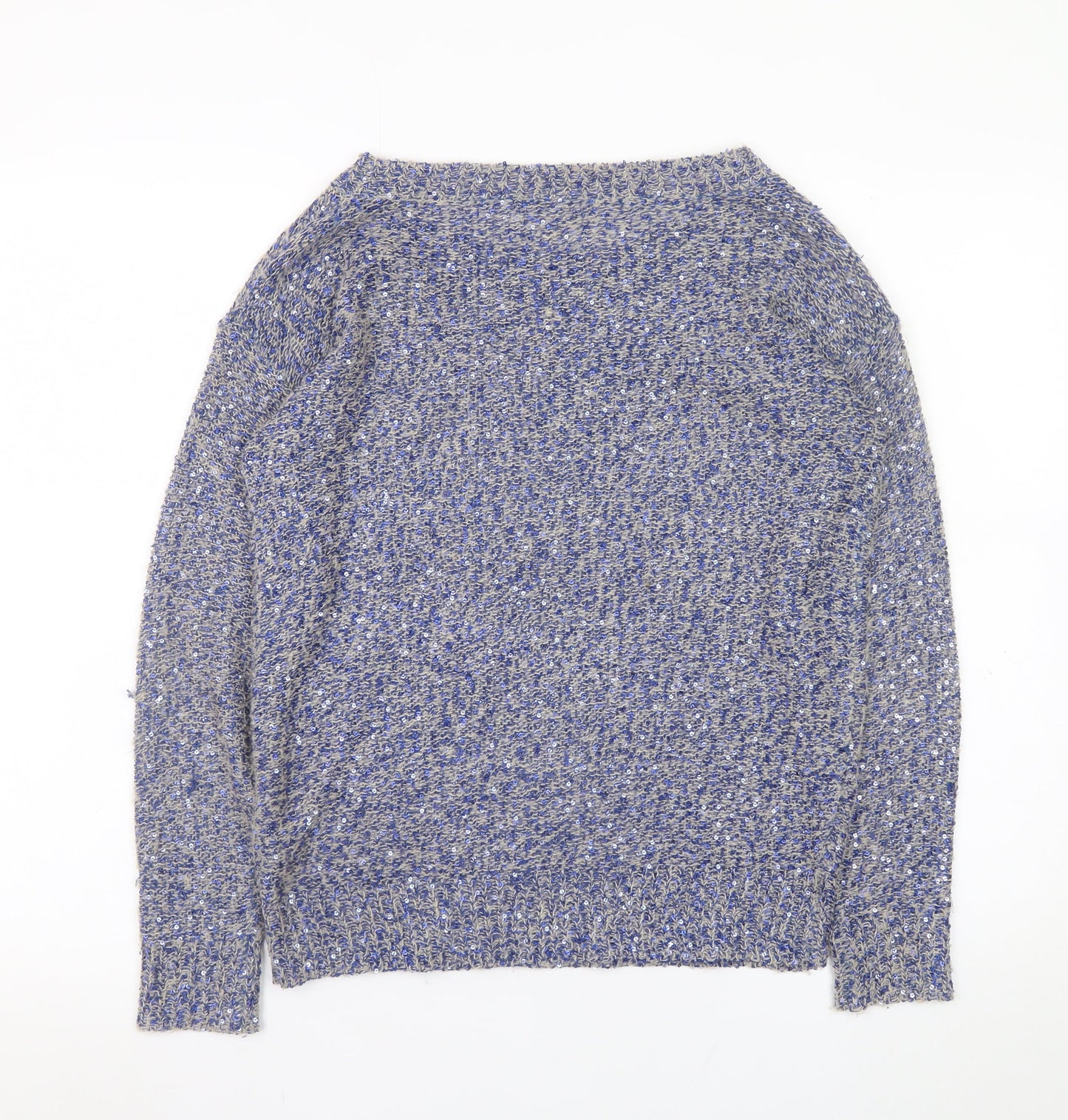 Womens UK Size S Monsoon Blue Pullover Jumper