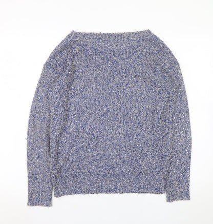 Womens UK Size S Monsoon Blue Pullover Jumper