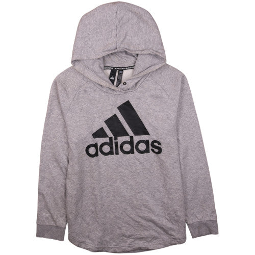 Womens UK Size L adidas Grey Pullover Hoodie