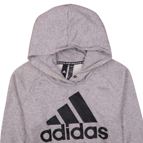 Womens UK Size L adidas Grey Pullover Hoodie