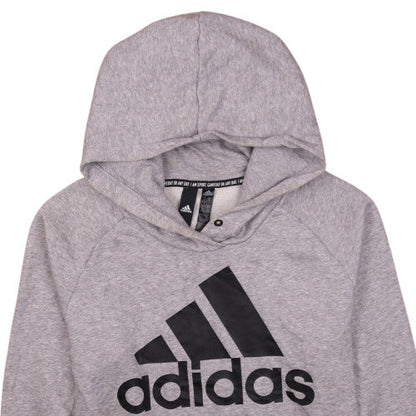 Womens UK Size L adidas Grey Pullover Hoodie