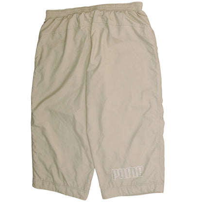 Mens UK Size L PUMA Regular Fit Jogger Beige Trousers