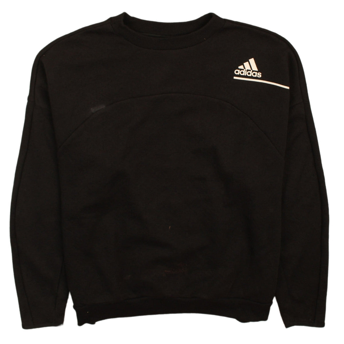 Mens UK Size L adidas Black Pullover Sweatshirt