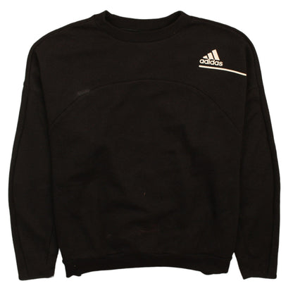 Mens UK Size L adidas Black Pullover Sweatshirt