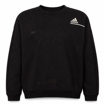 Mens UK Size L adidas Black Pullover Sweatshirt